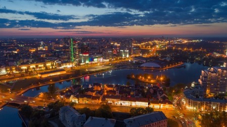 Belorusija in glavno mesto Minsk