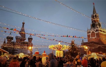 Ruska zimska pravljica v adventni Moskvi.