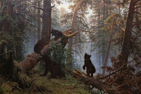 Moskva | Tretjakovska galerija | Ivan Šiškin in njegovi medvedi