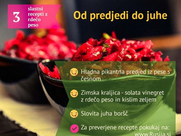 Naj rdeča pesa dobi zasluženo mesto na naših krožnikih, še posebej v zimskih mesecih, ko je telo hvaležno za dodatna hranila. Poleg kisane pese, ki jo vsi poznamo, si lahko omislimo še različne solate, juhe ali celo pečeno peso, ki doda jedilniku več barv