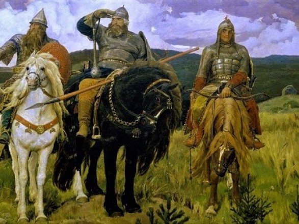 Moskva in zakladi Tretjakovske  galerije. Ruski slikar Vasnecov in njegovi "Vitezi". 