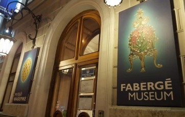 Muzej draguljarske hiše Faberže. Sankt Peterburg, Rusija